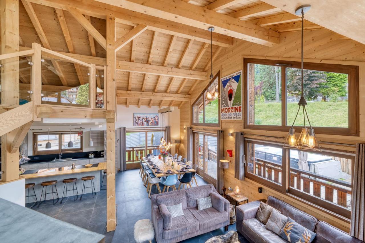 Chalet Paradis Blanc Morzine Extérieur photo
